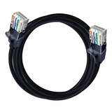 Cable Cat7 Vention Rj45 Ethernet Utp Negro 3 Metros Wi.175.3