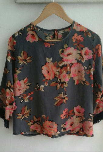 Blusa Camisola Seda India Style Talle S Impecable