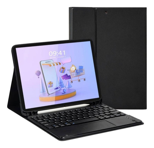 Funda Con Teclado Con Ñ Para iPad 10.2 7/8/9 Generacion