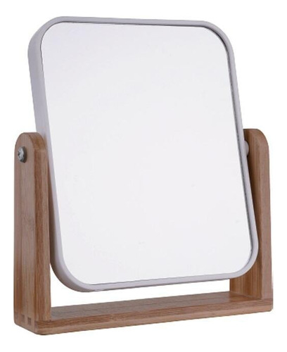 Espejo Maquillaje Con Aumento Base De Madera 12x17 Hot Sale!