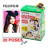 Filme Para Fujifilm Instax Mini - 20 Poses Refil Original