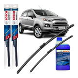 Kit Escobillas Ecosport Kinetic 12/18 + Liquido