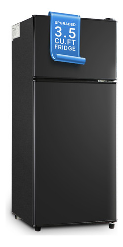 Tymyp Mini Nevera Refrigerador Pequeño Con Congelador De 3.5