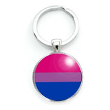Chaveiro Bandeira Do Orgulho Bissexual Lgbt Pride