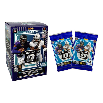 Blaster Box Panini Donruss Optic Football 2025 Purple Shock | MercadoLibre