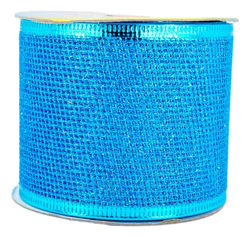 Listón Decorativo Selanusa, Rollo Con 9.14 M X 6.5 Cm Cuadro