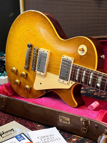 Gibson Les Paul Custom Shop Murphy Lab Heavy Aged Lemon 58