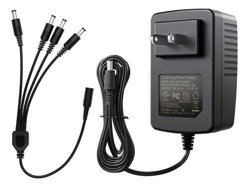 Zosi Adaptador Sistema De Videovigilancia 12v 2a 100v-240v .