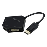 Adaptador Dp A Hdmi Vga Dvi Displayport A Hdmi 4k Adaptador