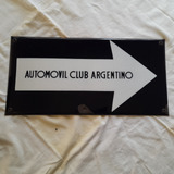 Cartel Enlozado Automovil Club Argentino - Ver Envío