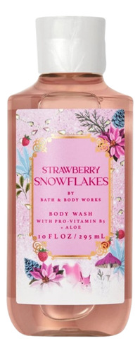 Bath & Body Works - Body Wash - Strawbewrry Snowflake 295ml