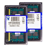 Memória Kingston Ddr3 4gb 1333 Mhz Notebook 1.5v Kit C/20
