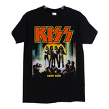 Polera Kiss Love Gun Rock Clásico Abominatron