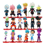 Set De 18 Figuras Dragon Ball Super Goku Black Zamasu Juguet