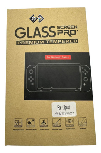 4 Piezas Mica Cristal Templado Para Nintendo Switch 0.26mm