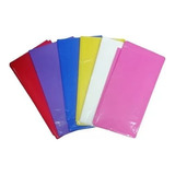 Mantel Plastico Descartable 120x200 Cm Varios Colores X 5 Un