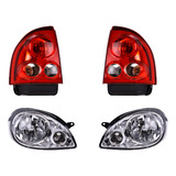 Calaveras + Faros Depo Chevrolet Chevy 2004-2008