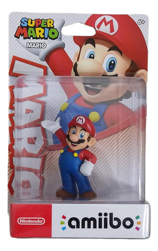 Amiibo Super Mario - Mario Original Nintendo Novo Lacrado