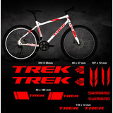 Kit Stickers Trek Para Marco De Bicicleta