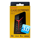 Case Para Hd Ssd Externo Notebook Pc Gamer Led Usb 3.0 Sata