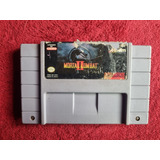 Mortal Kombat Ii Cartucho Totalmente Original Snes