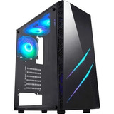 Gabinete Gamer Lateral Transparente C/ Leds Rgb S/ Fonte