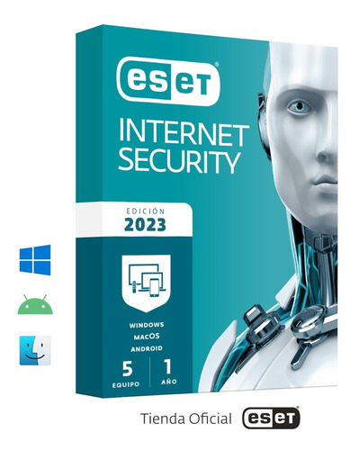 Eset® Internet Security * Tienda Oficial * 5 Pc - 1 Año