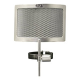 Mxl Microfonos Mxlpf004ss Filtro Pop Metal Mesh Para Micro