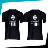 Remera Personalizada Parejas X 2 - Wifi - Algodón