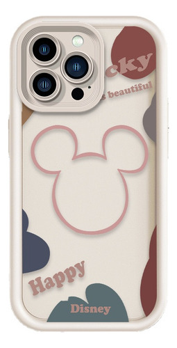 Funda Disney De Minnie Mickey Mouse Para iPhone 15, 14, 13,