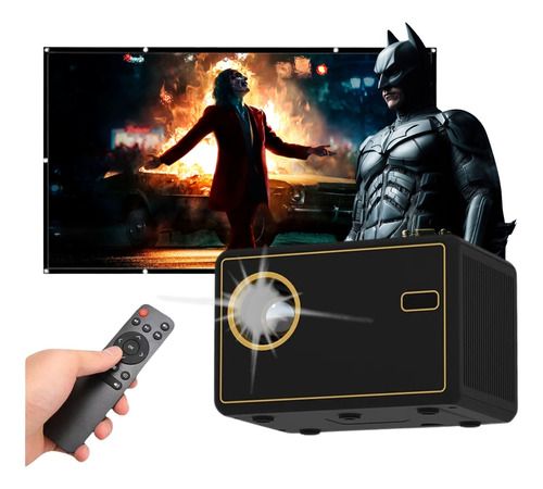 Mini Projetor Led Wifi Portátil Full Hd 110/220v Home Cinema