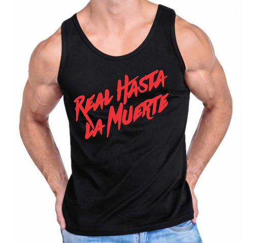 Playera Tank Top Anuel Real Hasta La Muerte Olimpica Tiran