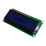 Display Lcd 16x2 1602 Azul C I2c Serie Desarrollo Pic Arm