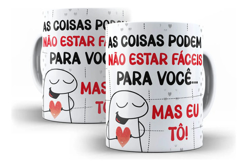 Caneca Dia Dos Namorados C/ Caixinha Xícara Casal 350 Ml