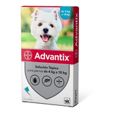 Advantix Pipeta Antipulgas Y Garrapatas Para Perros 4-10kg