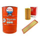 Cambio Aceite Total 10w40 5l + Kit Filtros Vw Vento 2.5 Fsi