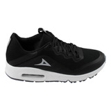 Tenis Running Dama Pirma 4512 Zoom Racer Negro Blanco