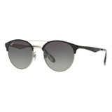 Ray Ban Rb3545 9004/11 Round Double Brigde Grande Gris Negro