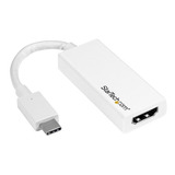 Adaptador Usb-c A Hdmi 4k 60hz Convertidor Usb Type C Blanco