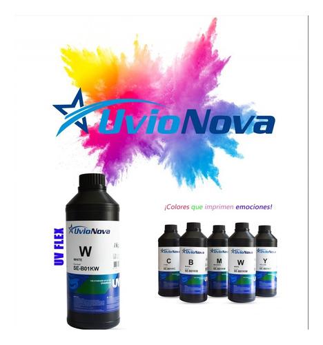 Tinta Uv 5 Litros Compatible Con Epson Dx5/dx7/tx800/xp600