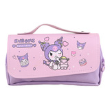 Estuche Escolar Doble Kuromi De Hello Kitty 