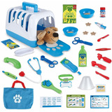 Pet Care Play Set Piezas, Clínica Veterinaria Y Jaula ...