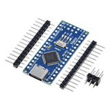 Placa Compativel Arduino Nano V3 Usb Type-c Atmega 328 Ch340