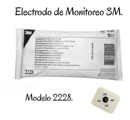 Electrodos De Monitoreo 2228 3m
