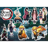 Kimetsu No Yaiba Dl Stickers Personalizados Anime N°27