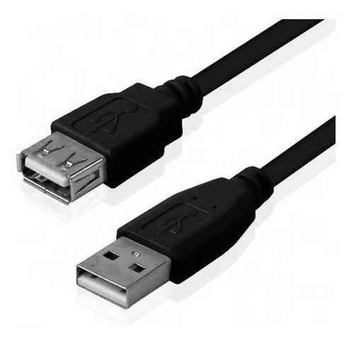 Kit 10 Cabo Usb 2.0 Extensão 2 Metros Extensor Macho Fêmea