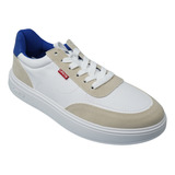 Tenis Blancos De Piso Casual Zapatos Hombre Levis L2223732