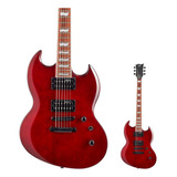 Guitarra Sg Esp Ltd Viper-256 See Thru Black Cherry