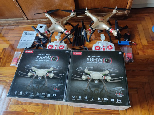 Drone Syma X8hw Con Cámara Hd Rose Gold 2 Baterías 