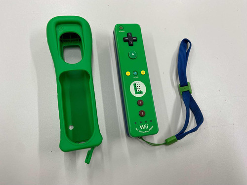 Wii Remote Verde Edicao Luigi Original Nintendo Wii